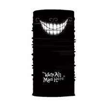 Clown Face Shield Tube Neck Gaiter Mask Polyester Seamless Bandana
