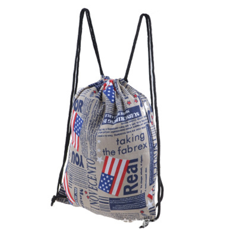 Wholesale Reusable Cheap 210D Drawstring Polyester Bag