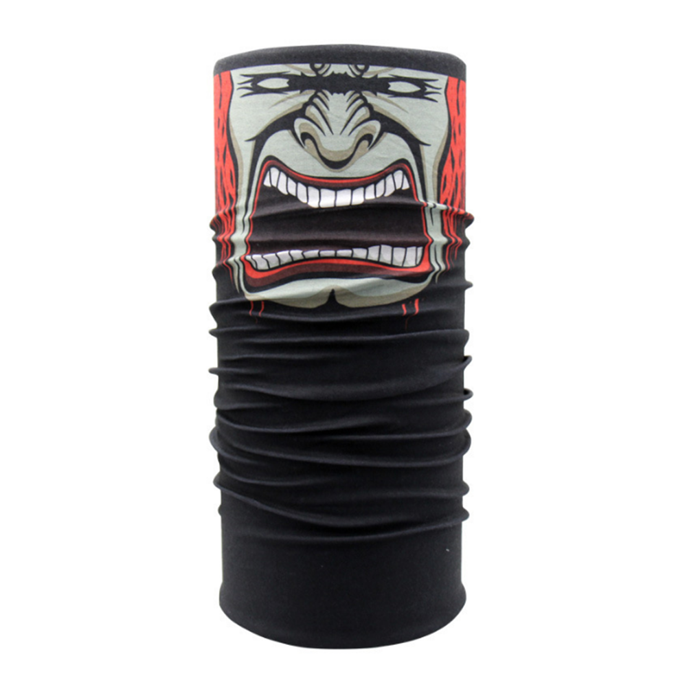 Skull Multifunctional Beanie Elastic Seamless Headwear Half Face Mask Scarf Neck UV Sun Protection Windproof Dustproof