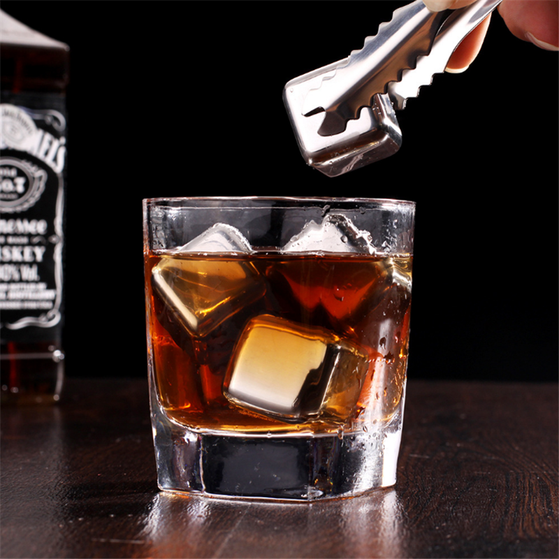 Reusable Stainless Steel Ice Cubes Will Never Leak, Melt, Or Leave Rock Dust in Your Drinks