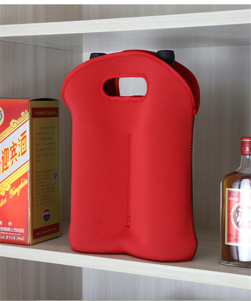 Reusable Custom Color Printing Neoprene Single Beer Bottle Cooler