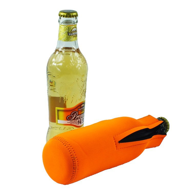 Outdoor Advertising Logo Branded Insulated Beer Bottle Cooler