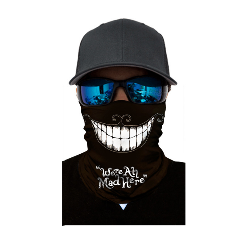 3D Seamless Multifunction Magic Clown Joker Men Skull Ghost Face Mask Headband