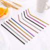 Eco-friendly Colorful Stainless Steel Straw Drinking For Bar 