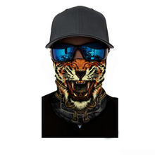 3D Animal Face Mask Joker Men Headband Seamless Multifunction Magic Bandana Scarf Headwear Ring Headscarf