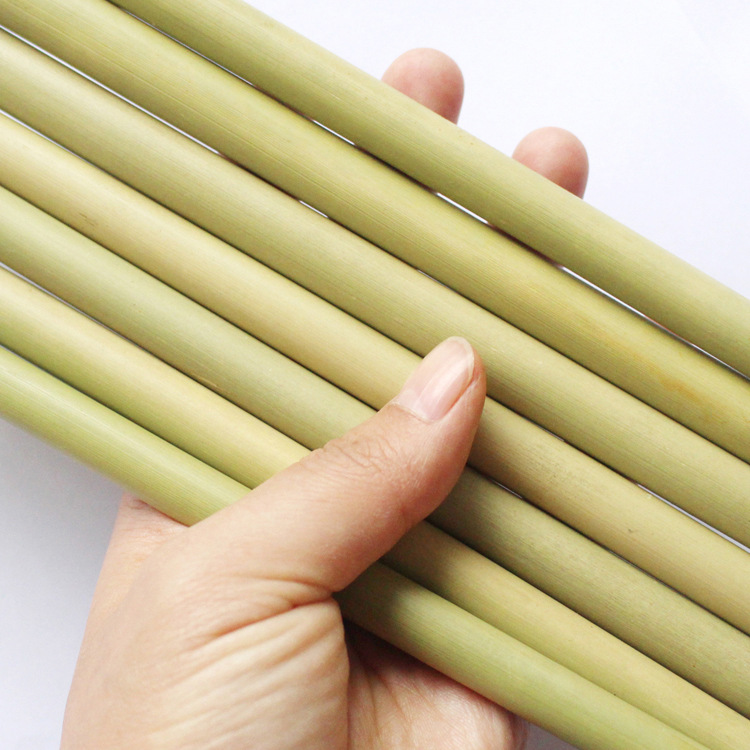 Wholesale Organic Reusable Biodegradable Customized Logo Natural Bamboo Straw