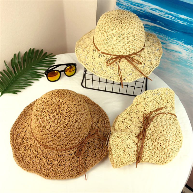 New Sweet Lady Knit Bucket Hat Foldable Cotton Knitted Fisherman Hat