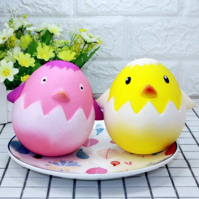 Slow Rising Yellow Chick Chicken Squishies Stress Ball Toy 
