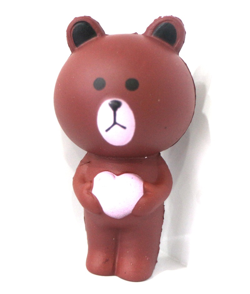 Animal Shaped Stress Balls, PU Foam Animal Antistress Toy, Bear Animal Stress Ball 