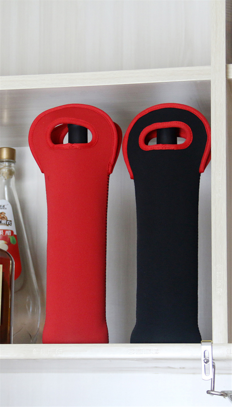 Reusable Custom Color Printing Neoprene Single Beer Bottle Cooler