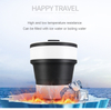 Kids Sports Coffee Outdoor Travel Colorful Bottle Folding Cute Water Foldable Collapsible Cup Silicone 