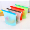 Eco Friendly Ziplock Leakproof Snack Reusable Silicone Food Storage Bag Fruits Vegetable Meats Prervation Container